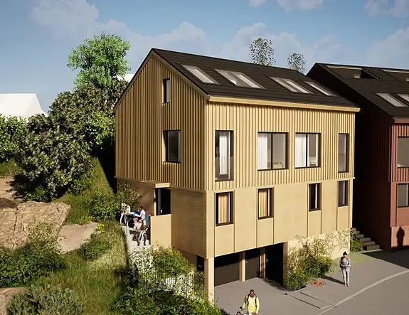 Bygg C som består av 2 enheter blir ferdigstilt ila. 4 kvartal