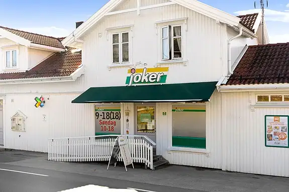 Mathandelen gjøres på lokalbutikken Joker