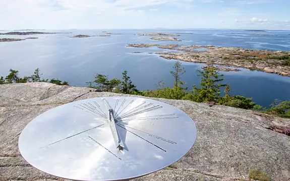 Sikteskive informerer deg om hva du ser i horisonten