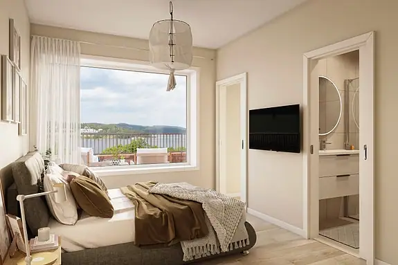 Størrelser fra 39m2 - 129m2. Flere av leilighetene tilbyr mulighet for hybelløsning.