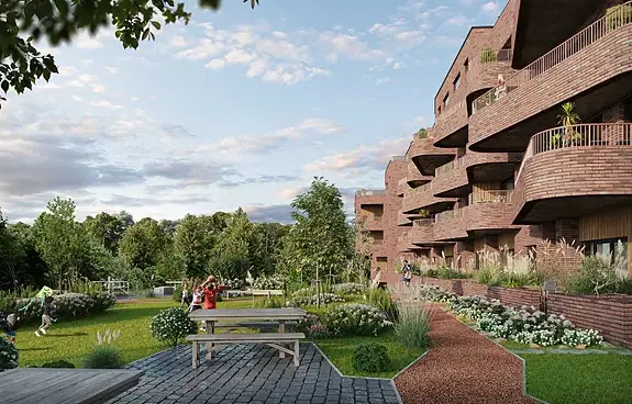 Prosjektet er tegnet av   velrennomerte Østavind Arkitekter.