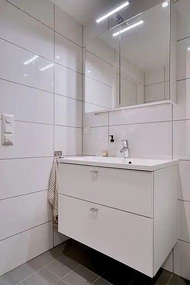 Det er også lagt varmekabler for ekstra komfort