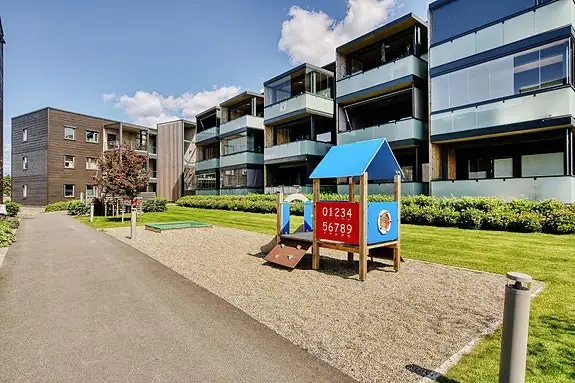 For de minste, finnes det også en liten lekeplass