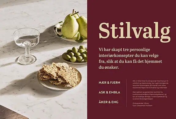 Velg kostnadsfritt mellom de tre stilene!