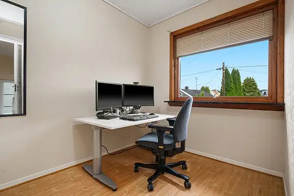 Et fleksibelt rom som kan brukes som soverom eller kontor