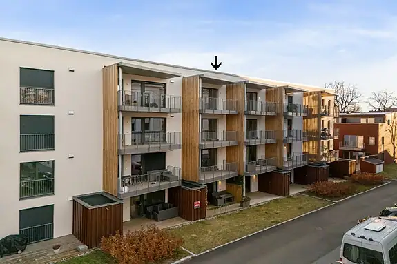 Svært god intern beliggenhet i øverste etasje