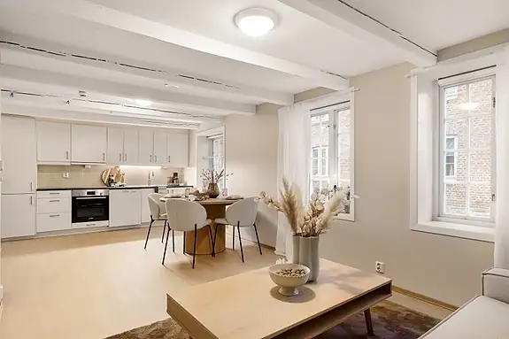 Både bjelkene og sprossene vitner om en svunnen tid