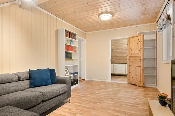 Dette har toalettrom i tilknytning