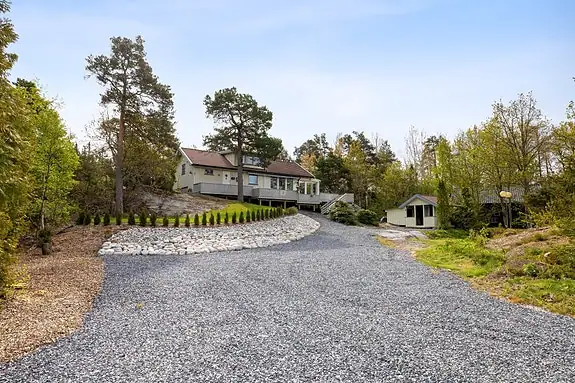 Gode parkeringsmuligheter på tomten