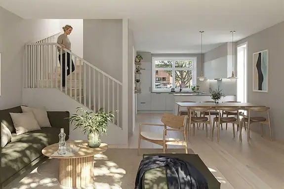 Illustrasjon fra en annen bolig på feltet