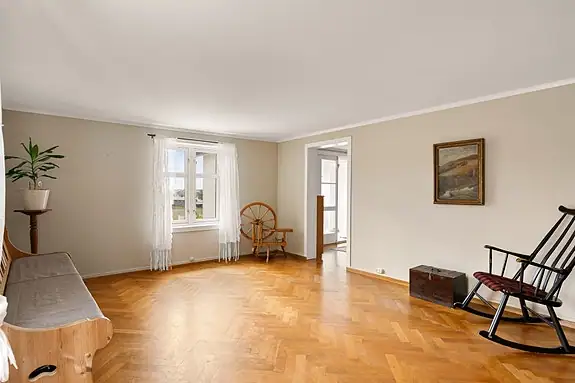 Huset har et fint utgangspunkt for deg som vil skape en helt egen atmosfære