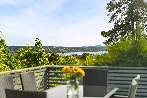 Deilig utsyn mot Oslofjorden og!